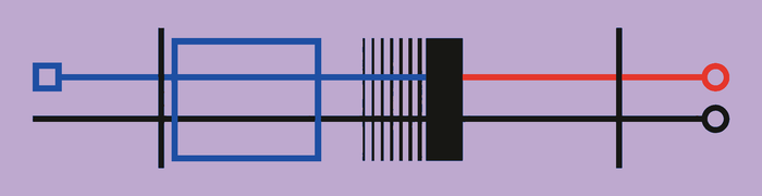 A temporary path crosses an obscured boundary and continues into a commitment.