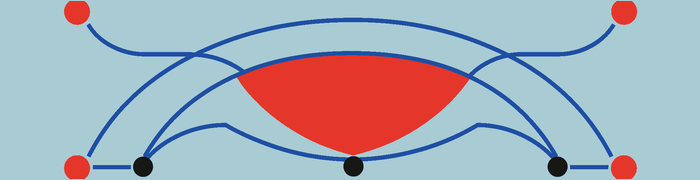 Different reach arcs share a comfortable central area while distant corners fall outside some ranges.
