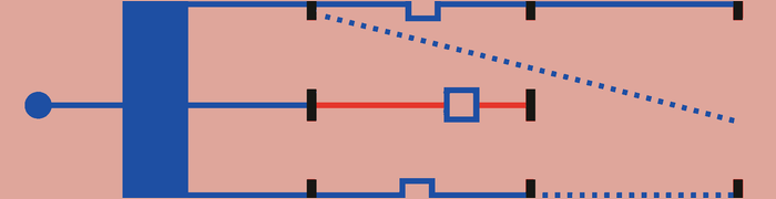 A path follows the clearest signal and stops at the first option that is good enough.