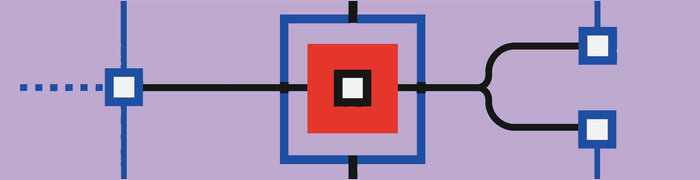 A current position remains visibly connected to its origin, scope, exits, and return path.