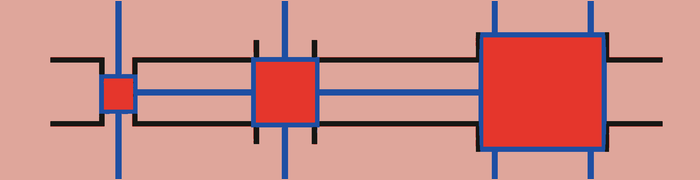 An object changes form and position while connected structure preserves its identity and origin.